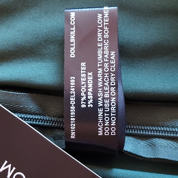 Dolls Kill dELiA*s NWT Green Multicolored Floral Mesh Handkerchief Skirt M - Picture 7 of 8